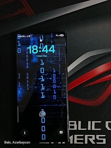 Samsung Galaxy S23 Ultra, 256 GB, rəng - Qara, Barmaq izi, İki sim kartlı, Face ID