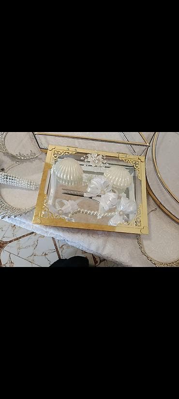 Xonça və nişan dəsti 9 xonca yenidir heç işlənməyib 280 alınıb 250 — 3