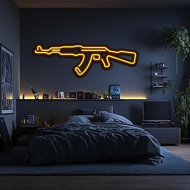 ekran ucun bayraq sekilleri: Fərdi Dizaynla LED Neon Divar Panelləri – Otağınıza Fərqlilik Qatın! — 4
