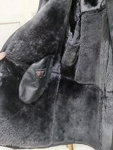 Пальто: Salam Əleykum bu gün satılır Kişi üçün təbii qaragül/merinos dərili — 3