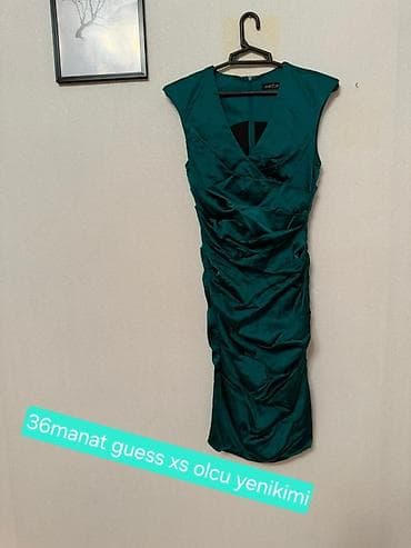 bala quzu: Guess markası qadın paltarı - Ölçü: XS - Qiymət: 36 manat (şəkildə — 1