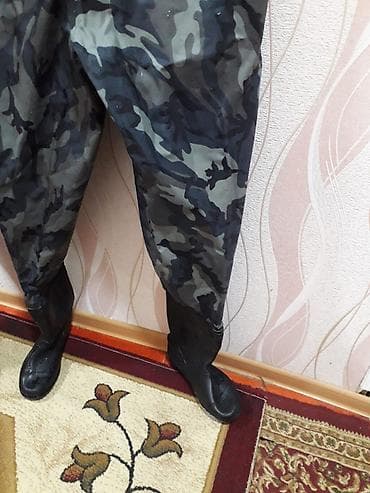 Охота и рыбалка: Balıqçılar və ovçular üçün kamuflyaj naxışlı neopren/PVC gövdəlik — 2