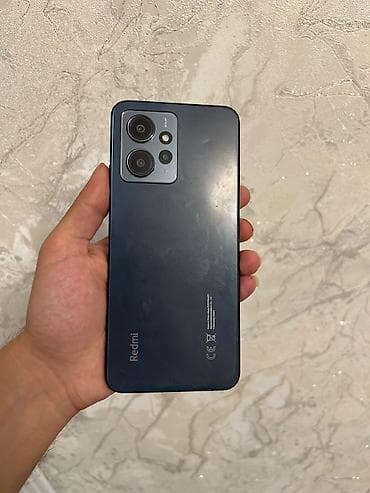 islenmis mator: Redmi Note 12, 128 GB, rəng - Qara, Sensor, İki sim kartlı — 1