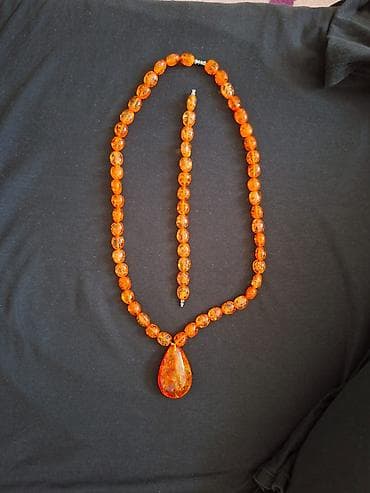 mirvari muncuq: Dəstə daxildir: Bilərzik, Kulon, Boyunbağı, 106 g — 3