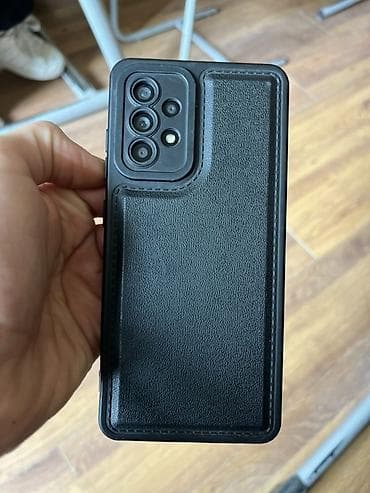 elektron kitab satilir: Samsung Galaxy A52, rəng - Qara, Barmaq izi — 1