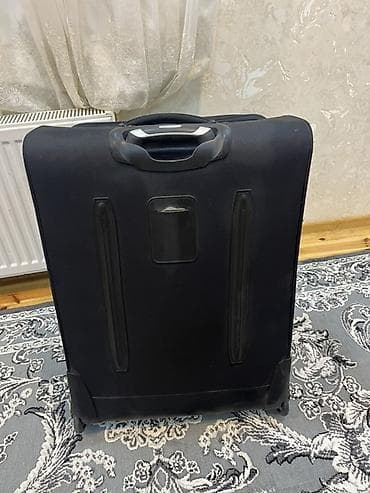 Ovçuluq və balıqçılıq: Böyük ölçülü yumşaq korpuslu səyahət çamadanı - Rəng: qara - — 7