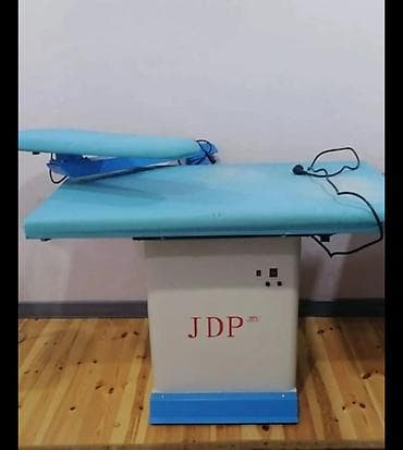 Peşəkar ütüləmə masası – JDP markası - Sənaye tipli buxarlı ütü