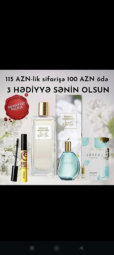 Kosmetik dəst, Oriflame, 3 məhsul