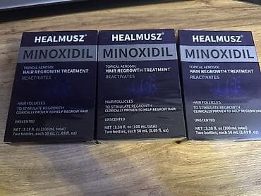 HEALMUSZ Minoxidil 5% – Topikal Aerozol, Saçın Bərpasına Dəstək — 1