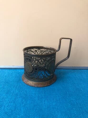 ваза стеклянная прозрачная высокая без узора: Бокал, 1965 год, Россия — 16