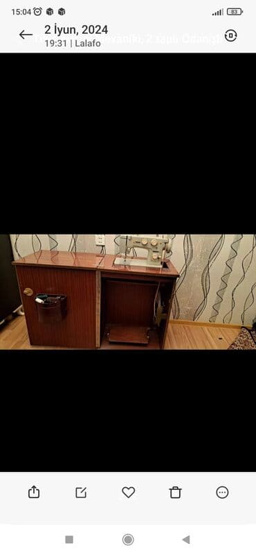 Tikiş maşını Chayka, Mexaniki lalafo.az -da Tikiş maşını Chayka, Mexaniki