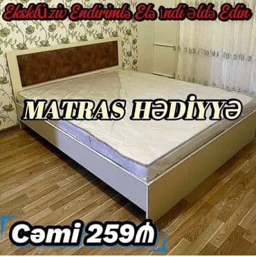 софа кровать: Yeni, İkinəfərlik çarpayı, Bazasız, Matras ilə, Siyirməsiz, Azərbaycan — 2