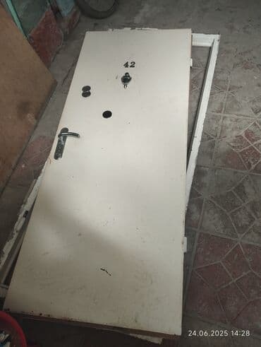 seyif qapilar: Mənzil üçün İşlənmiş Giriş qapısı 90x205 sm Çərçivə ilə, Zəmanətli, Ödənişli quraşdırma, Ödənişli çatdırılma — 2