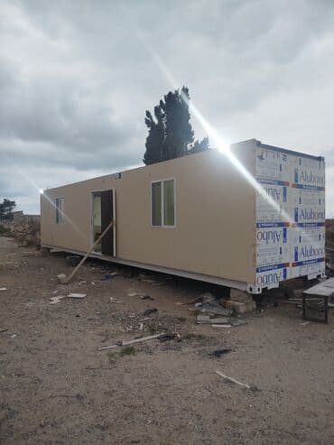 Konteyner ev/ofis – tam təchizatlı modul - Ölçü: dəniz konteyneri