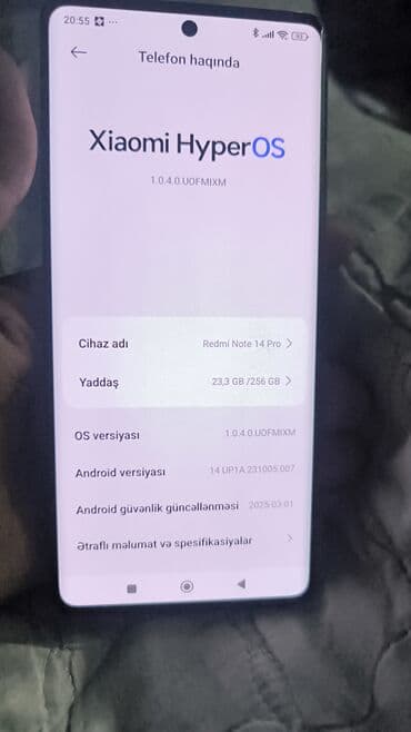 iphone 7 8: Redmi Note 14 Pro, 256 GB, rəng - Mavi — 4