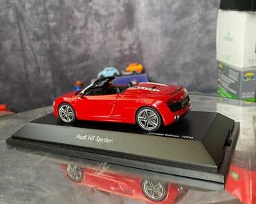metbex tavan modelleri: Коллекционная модель AUDI R8 V10 Spyder Red 2012 Limited Edition — 26