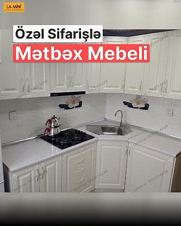 lovhe: Sifarişlə mətbəx dəsti, Özü çəkən petlələr, MDF, Kredit yoxdur — 2