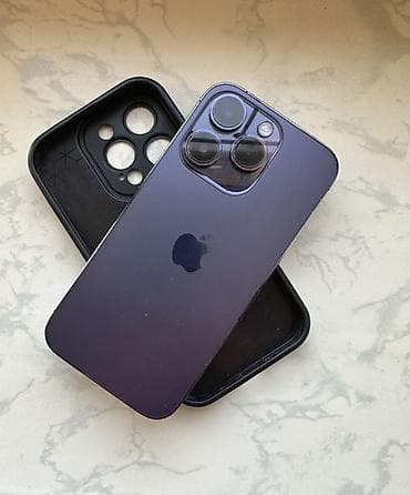 iphone x kamera: IPhone 14 Pro, 128 GB, Deep Purple, Face ID, Simsiz şarj — 5