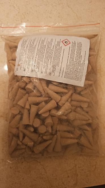 Təbii səndəl ağacı ətirli buxur konusları (incense cones). - Miqdar — 1