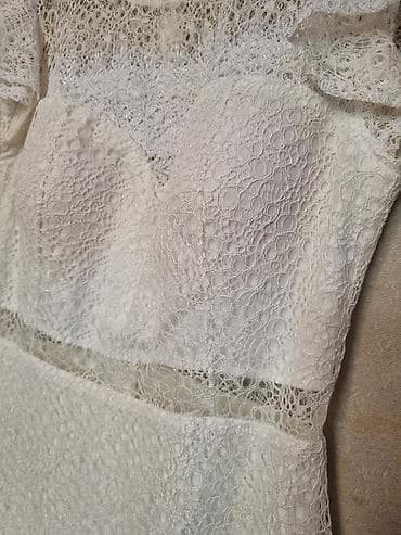 adidas forum: Ağ krujeva midi don - Rəng: krem/ağ - Material: krujeva (üzəri — 4