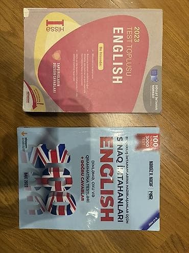 Тесты: Dərs və hazırlıq üçün müxtəlif tarix və ingilis dili kitabları dəsti — 4