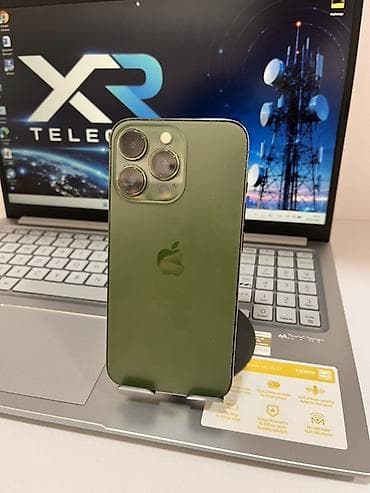 IPhone 13 Pro, 128 GB, Alpine Green, Qırıq, Simsiz şarj, Face ID — 1