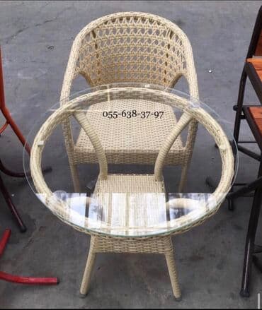 toxunma saplar satisi: Bağ evləri üçün keyfiyətli və rahat stol və stullar Buyurun arayin — 7