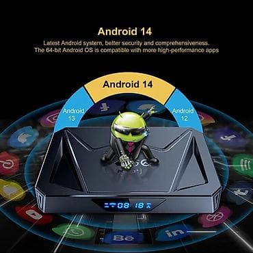 android tv box 9: Yeni Smart TV boks 4 GB / 32 GB, Android, Ünvandan götürmə — 5