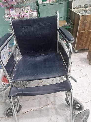 Təkərli əlil arabası – komfortlu və praktik model - Metal xrom