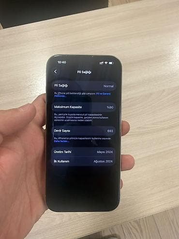 ıphone: IPhone 15 Pro, 128 GB, Natural Titanium, Face ID — 5
