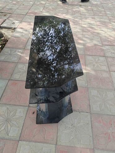 sutular: Düz TV altlığı, Polkalı, Şüşəli — 7