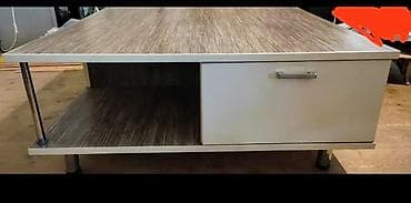 стеклянная мебель на заказ: Квадратный стол, Нераскладной, Без колесиков, Ламинат текстурный, Без гарантии — 2