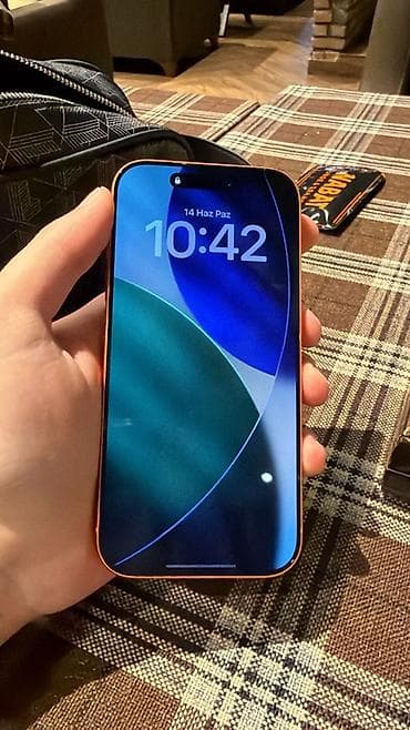 iphone x ekran: Məhsul;iphone 17pro narinci reng 256yaddaw 100pil tam ideal — 2