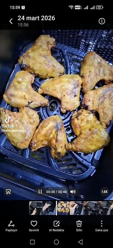 fritür: Fritoz Yağsız l, Yeni, Ödənişli çatdırılma — 2