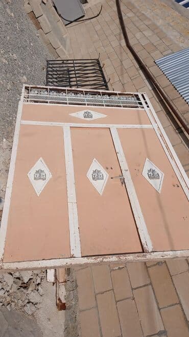 islenmis pencereler: İşlənmiş Dəmir Həyət darvazası, Yana açılan, 3 m, Mexaniki, Qapı ilə, rəng - Narıncı, Kredit yoxdur, Ödənişli quraşdırma — 1