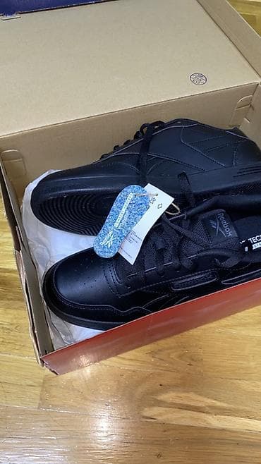 Yeni Reebok kişi krossovkası – tam qara rəng - Model: Reebok Classics — 4
