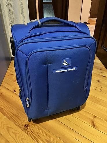 İdman və istirahət: Məhsul: “Azerbaijan Athlete” loqolu, mavi rəng çamadan Xüsusiyyətlər — 1