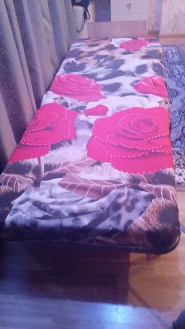 стол компьютерный складной трансформер: Б/у, Раскладушка с матрасом — 4