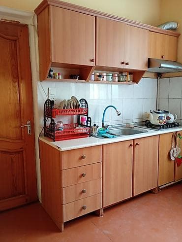 kunc dolablar: Mətbəx mebeli - Künc yerləşimli modullu dəst: üst və alt dolablar - — 6