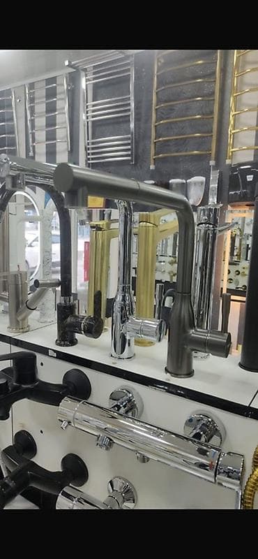 Mətbəx üçün çevik şlanqlı qarışdırıcı kranlar - Dizayn: U-formalı — 9