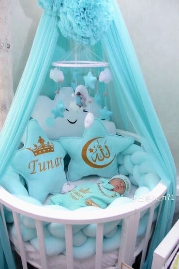 toxuma sap: Oğlan və qız üçün, Beşik — 6