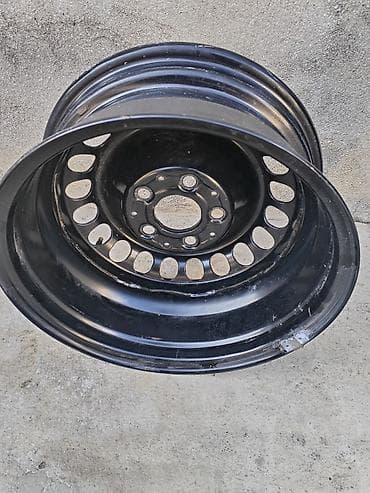 Avtomobil satışı: Polad disk tək ədəd - Material: möhkəm polad - Rəng: qara - Ölçü: 15" — 3