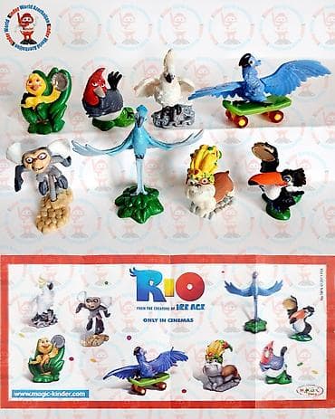 oyuncaqlar: Rio (2011) animasiya filmindən kolleksiya fiqurları – Kinder sürpriz — 1