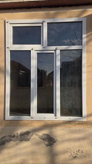 su cəni gəncə: PVC plastik pəncərə dəsti 4 eded penceredi hamisinin olcusu eynidi — 1