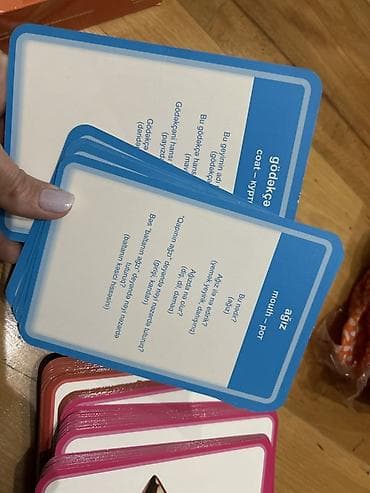 be: Məstan brendi “Öyrədici kartlar” dəsti - Dəstdə 108 ədəd iri ölçülü — 2