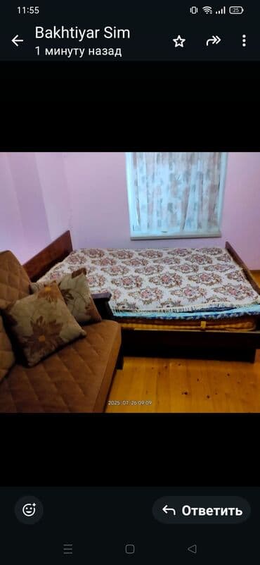 İşlənmiş, İkinəfərlik çarpayı, Bazasız, Matras ilə, Siyirməsiz