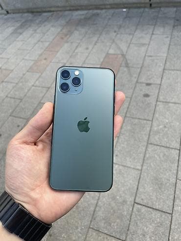 IPhone 11 Pro, 256 GB, Matte Midnight Green, Simsiz şarj