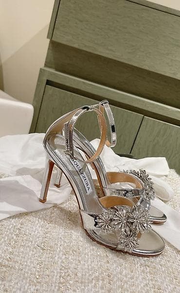 Tuflilər: Qadın yüksək daban ayaqqabı kolleksiyası 1) Bej rəngli mulye — 3