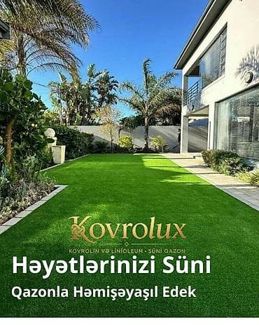 təbii qazon: 🌿 Süni Qazon Satışı 🌿 Müasir və baxımsız yaşıl məkanlar yaratmaq — 4