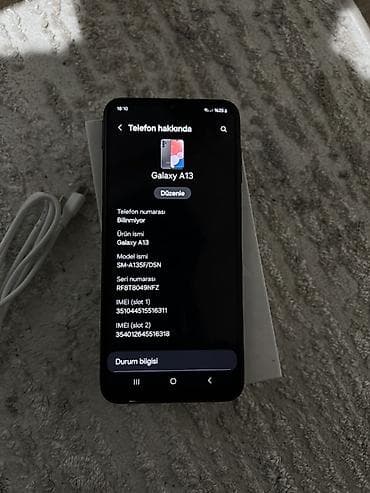 samsung telfonları: Samsung Galaxy A13, 128 GB, rəng - Qara, İki sim kartlı — 3